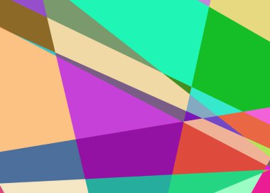 Geometrik soyutlama üretken sanat arkaplan çizimi