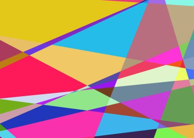 Geometrik soyutlama üretken sanat arkaplan çizimi