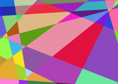 Geometrik soyutlama üretken sanat arkaplan çizimi