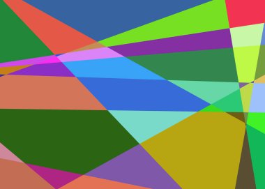 Geometrik soyutlama üretken sanat arkaplan çizimi