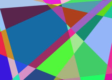 Geometrik soyutlama üretken sanat arkaplan çizimi