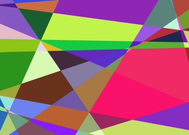 Geometrik soyutlama üretken sanat arkaplan çizimi