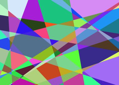 Geometrik soyutlama üretken sanat arkaplan çizimi