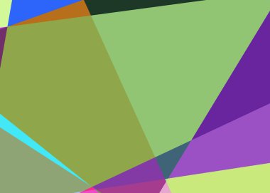 Geometrik soyutlama üretken sanat arkaplan çizimi