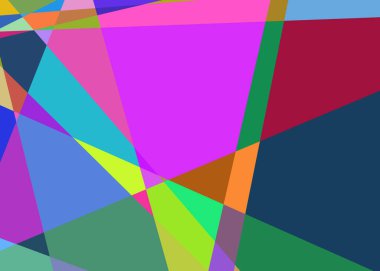 Geometrik soyutlama üretken sanat arkaplan çizimi