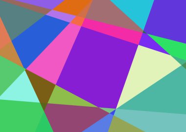 Geometrik soyutlama üretken sanat arkaplan çizimi