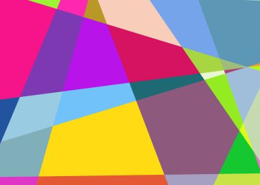 Geometrik soyutlama üretken sanat arkaplan çizimi