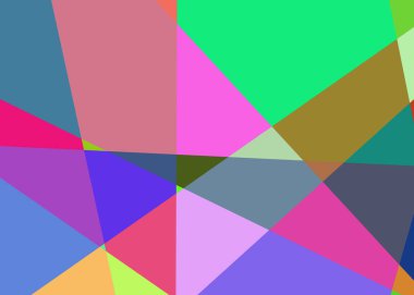 Geometrik soyutlama üretken sanat arkaplan çizimi