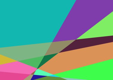 Geometrik soyutlama üretken sanat arkaplan çizimi