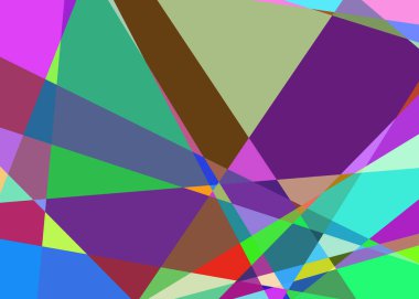 Geometrik soyutlama üretken sanat arkaplan çizimi