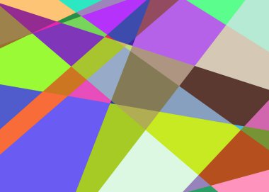 Geometrik soyutlama üretken sanat arkaplan çizimi