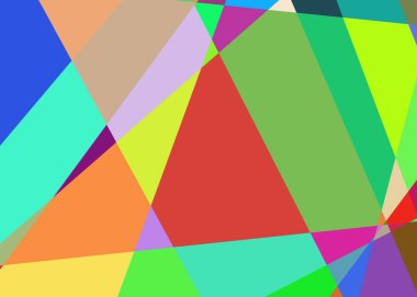 Geometrik soyutlama üretken sanat arkaplan çizimi