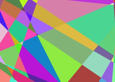 Geometrik soyutlama üretken sanat arkaplan çizimi