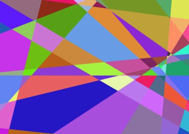 Geometrik soyutlama üretken sanat arkaplan çizimi