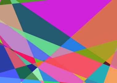 Geometrik soyutlama üretken sanat arkaplan çizimi