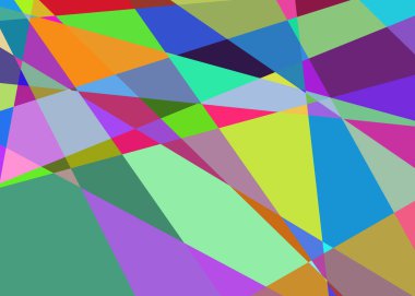 Geometrik soyutlama üretken sanat arkaplan çizimi