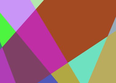 Geometrik soyutlama üretken sanat arkaplan çizimi