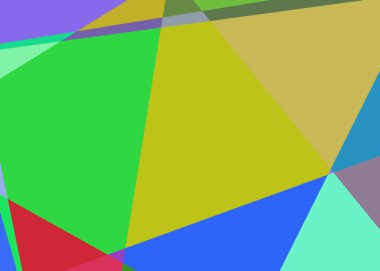 Geometrik soyutlama üretken sanat arkaplan çizimi