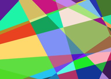 Geometrik soyutlama üretken sanat arkaplan çizimi