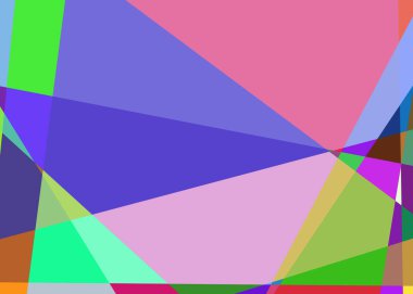 Geometrik soyutlama üretken sanat arkaplan çizimi