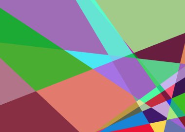 Geometrik soyutlama üretken sanat arkaplan çizimi