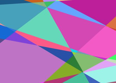 Geometrik soyutlama üretken sanat arkaplan çizimi