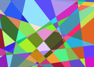 Geometrik soyutlama üretken sanat arkaplan çizimi