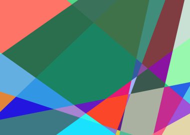 Geometrik soyutlama üretken sanat arkaplan çizimi