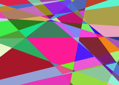 Geometrik soyutlama üretken sanat arkaplan çizimi