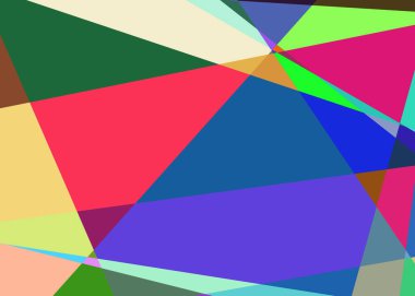 Geometrik soyutlama üretken sanat arkaplan çizimi