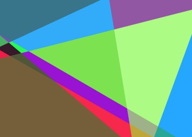 Geometrik soyutlama üretken sanat arkaplan çizimi