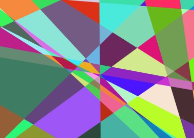 Geometrik soyutlama üretken sanat arkaplan çizimi