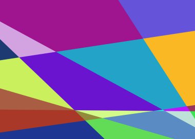 Geometrik soyutlama üretken sanat arkaplan çizimi