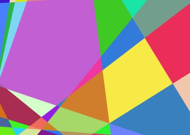 Geometrik soyutlama üretken sanat arkaplan çizimi