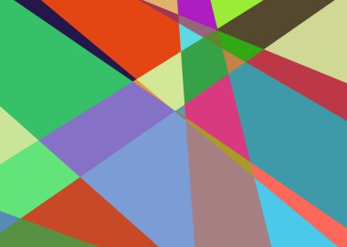 Geometrik soyutlama üretken sanat arkaplan çizimi