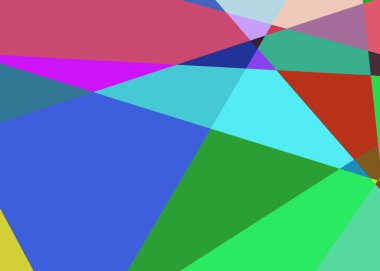 Geometrik soyutlama üretken sanat arkaplan çizimi