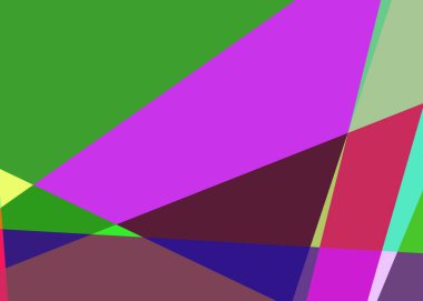 Geometrik soyutlama üretken sanat arkaplan çizimi