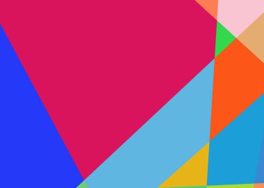 Geometrik soyutlama üretken sanat arkaplan çizimi