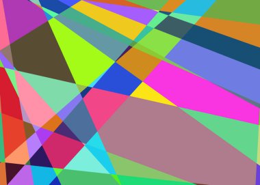 Geometrik soyutlama üretken sanat arkaplan çizimi