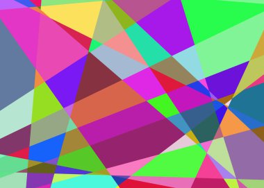 Geometrik soyutlama üretken sanat arkaplan çizimi