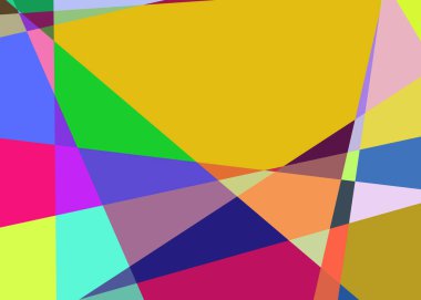 Geometrik soyutlama üretken sanat arkaplan çizimi