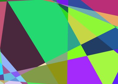 Geometrik soyutlama üretken sanat arkaplan çizimi