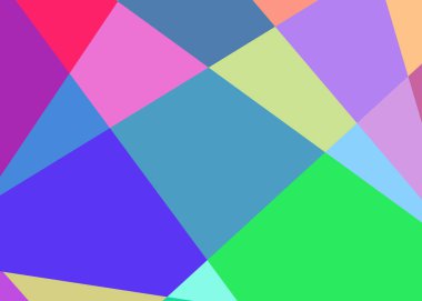 Geometrik soyutlama üretken sanat arkaplan çizimi