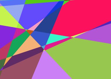 Geometrik soyutlama üretken sanat arkaplan çizimi