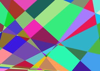 Geometrik soyutlama üretken sanat arkaplan çizimi