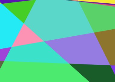 Geometrik soyutlama üretken sanat arkaplan çizimi