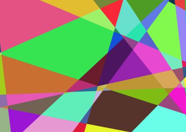 Geometrik soyutlama üretken sanat arkaplan çizimi