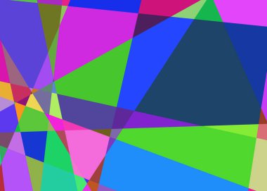 Geometrik soyutlama üretken sanat arkaplan çizimi