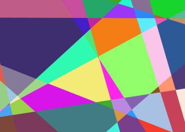 Geometrik soyutlama üretken sanat arkaplan çizimi