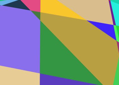 Geometrik soyutlama üretken sanat arkaplan çizimi